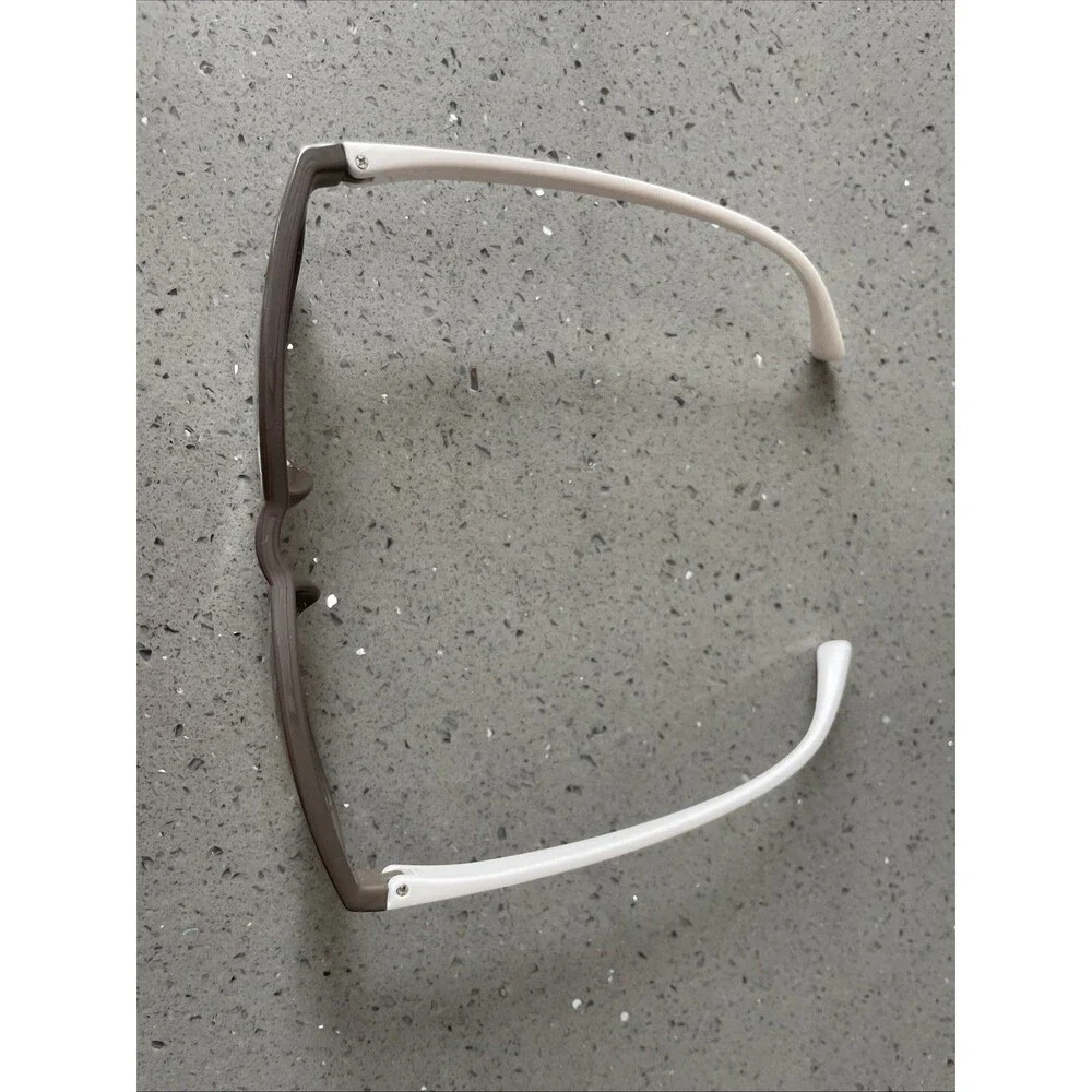 Eyebuydirect Danny 53-17-138 C4 Rectangle Gray Eyeglasses FRAMES ONLY White
